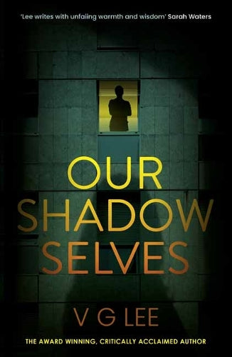 Book cover of 'Our Shadow Selves' with a silhouette of a person looking out a window.