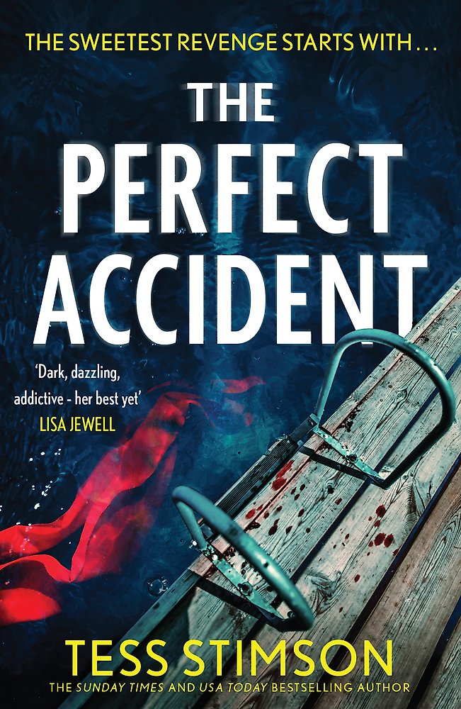 Book cover of 'The Perfect Accident' by Tess Stimson with a dark and dramatic design.